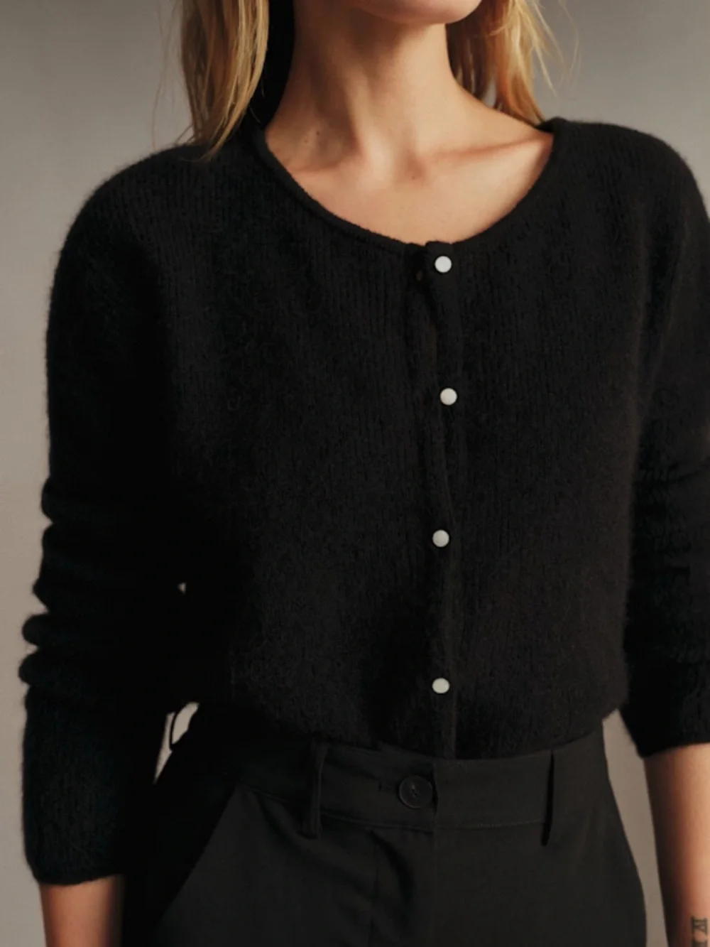 Sezane Alma Cardigan Noir. - Size XS